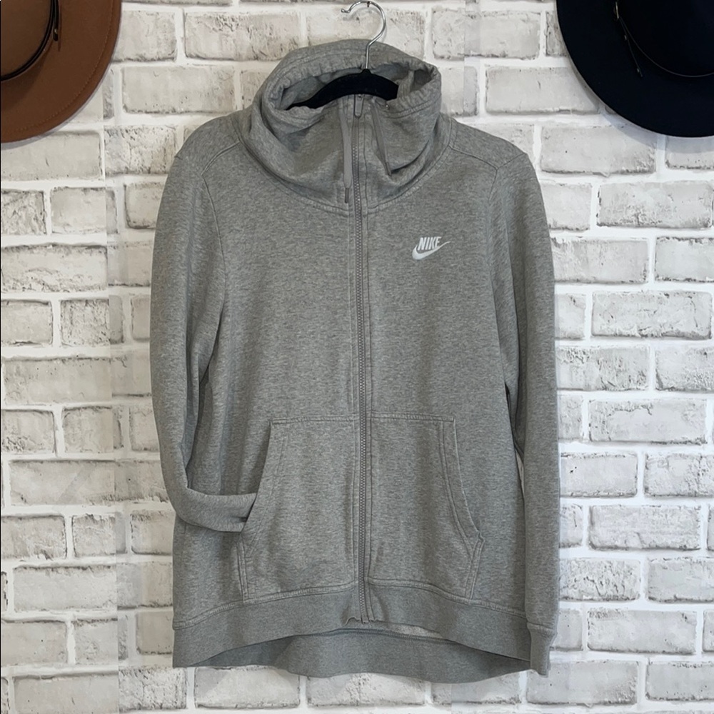 Nike Gray Women's Zipped Sweater Size M